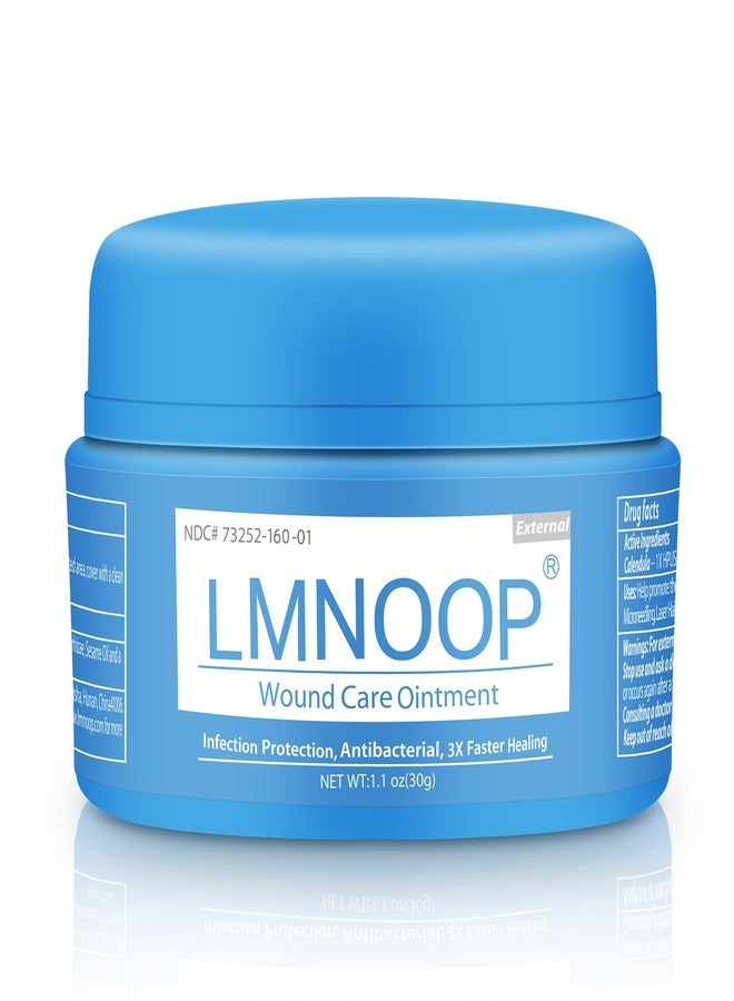 لمنوب كريم LMNOOP® للعناية بالجروح لعلاج العدوى والقروح والجروح والخدوش والحروق ولدغات الحشرات والجروح الجراحية المفتوحة والعميقة ومختلف أنواع الجروح، مرهم إسعافات أولية لإصلاح الجلد للجروح التي يصعب شفاؤها في الجزء الخلفي من الساق والأرداف - Image 1